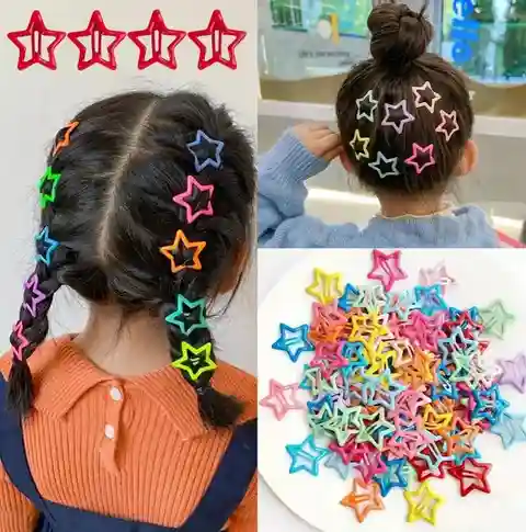 6pcs Star Hair Pins - Image 3