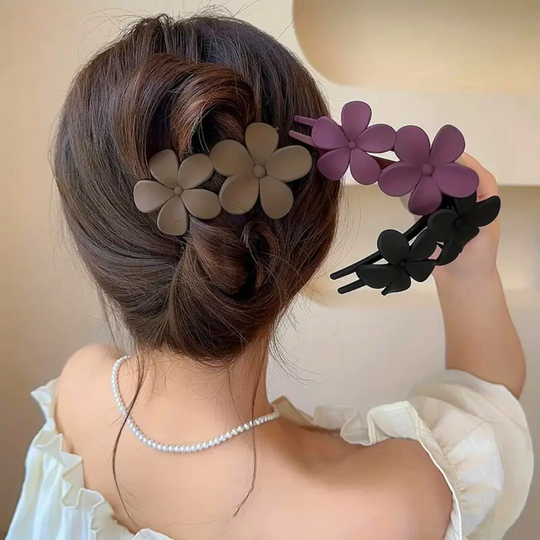 Chic Matte Hair Clip - Image 3