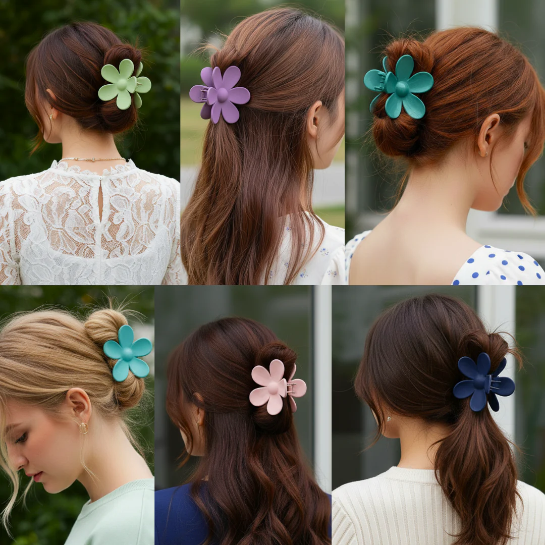 Blossom Flower Hair Claw - Image 3