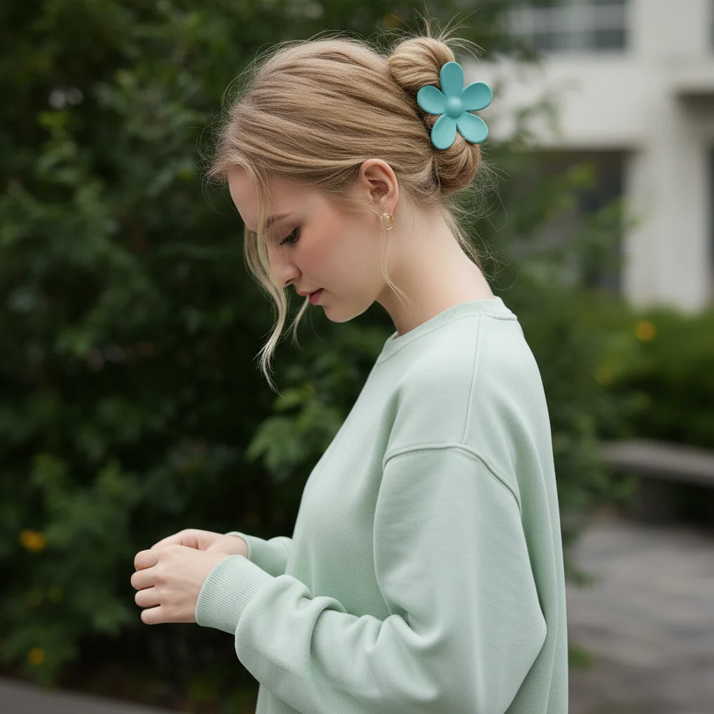 Blossom Flower Hair Claw - Image 7