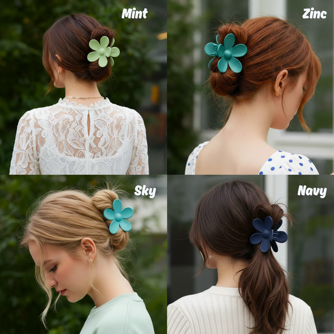 Blossom Flower Hair Claw - Image 8