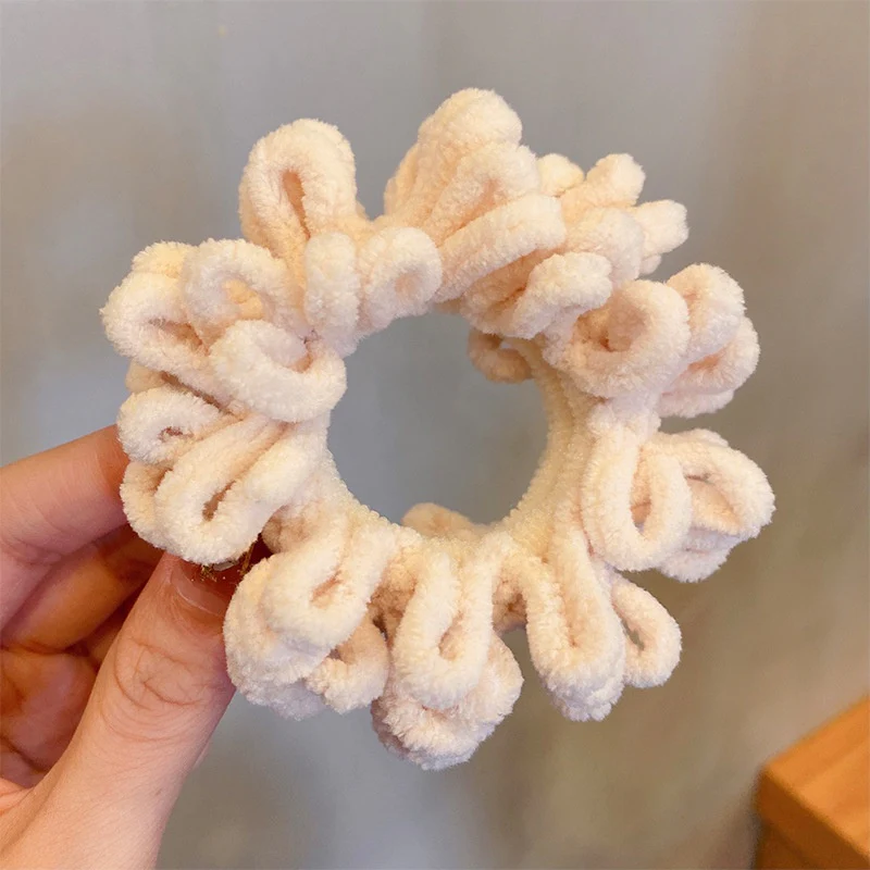 5pcs Neutral Tone Hair Ties Set - Image 4