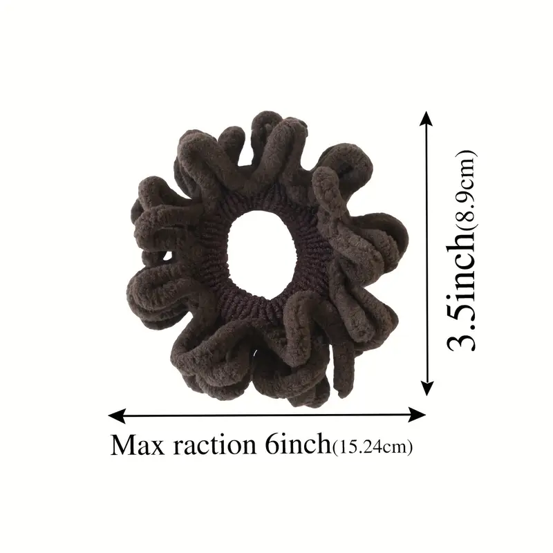 5pcs Neutral Tone Hair Ties Set - Image 5