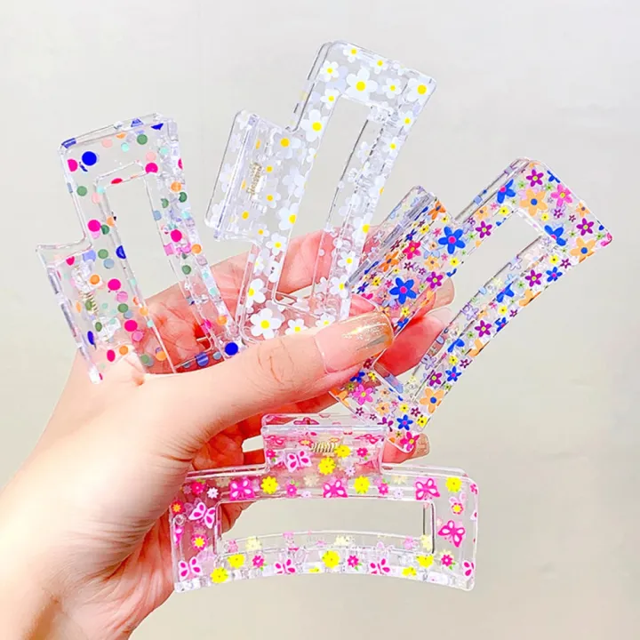 Dreamy Transparent Rectangular Claw - Image 3