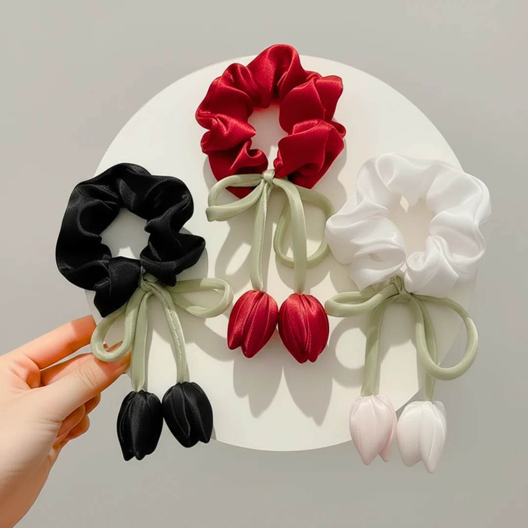 Delicate Tulip Scrunchie - Image 5
