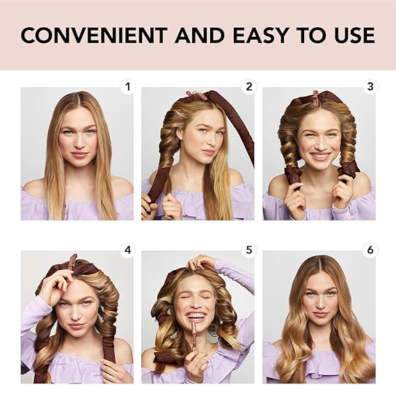 Silk Heatless Hair Curling Rod With 2 Free Scrunchies - Image 3