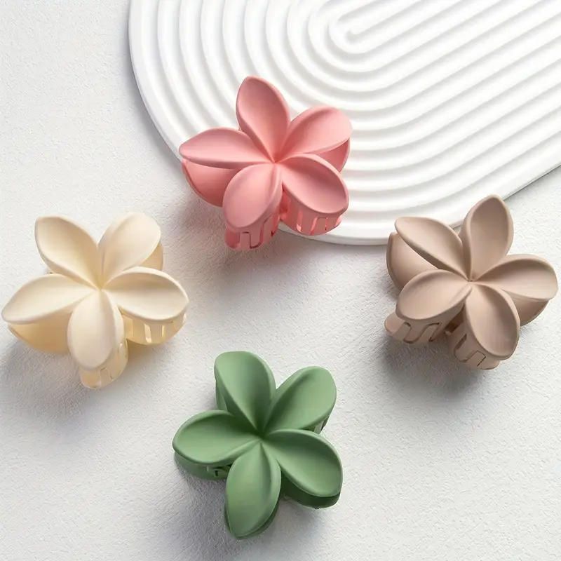 Small Matte Floral Clip - Image 4