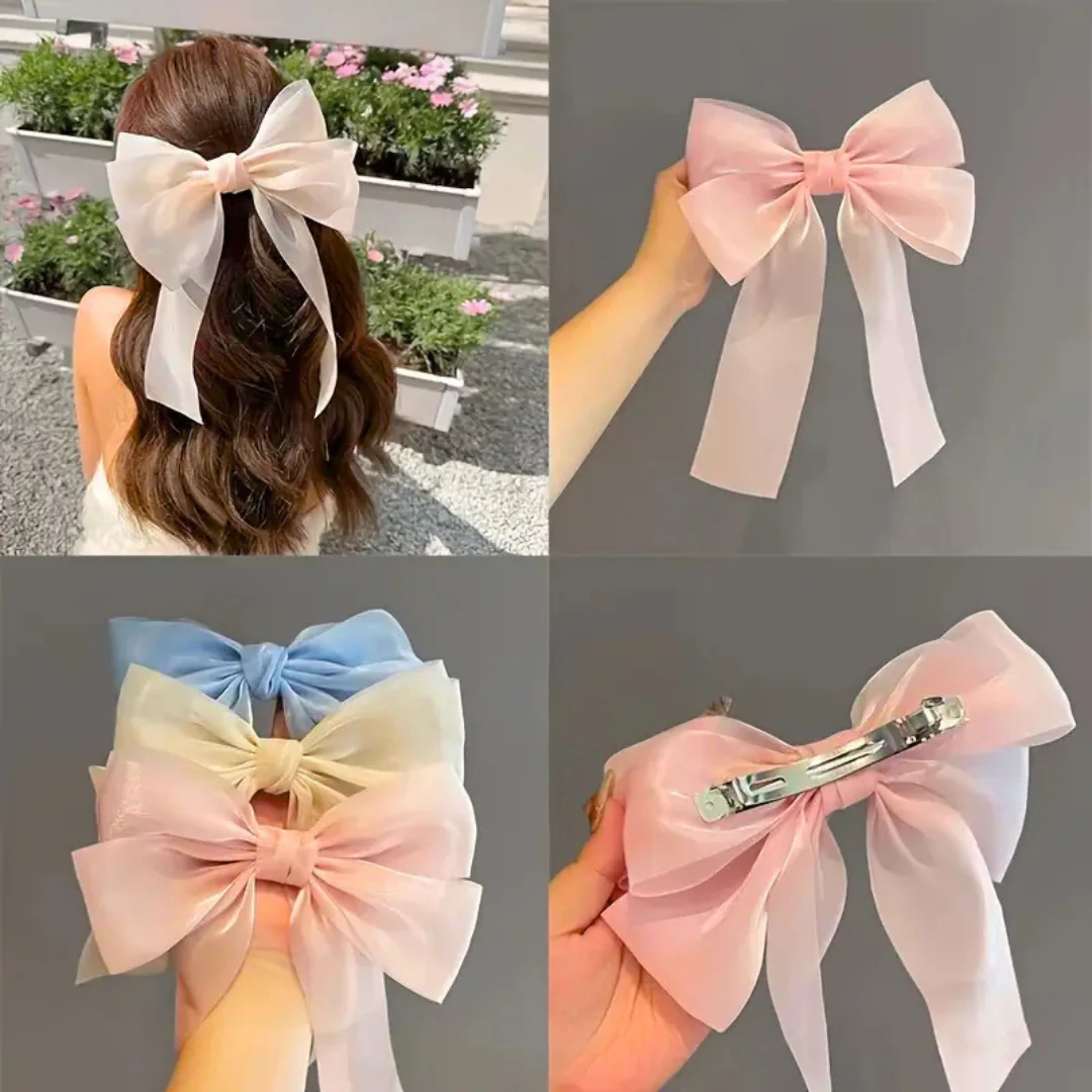3pcs Feel Good Bow Clips Set