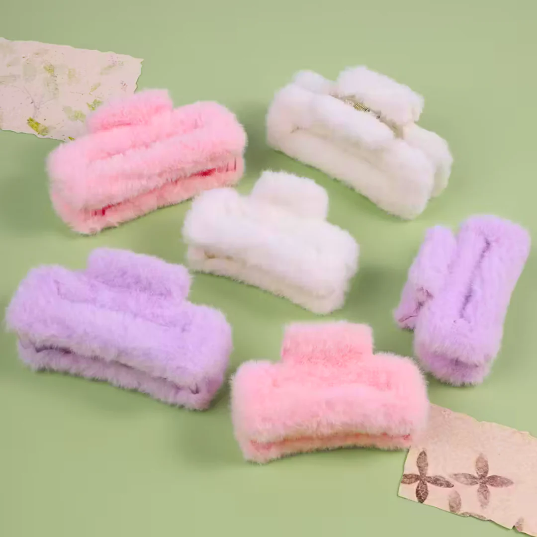 Rectangular Furry Clips - Image 2