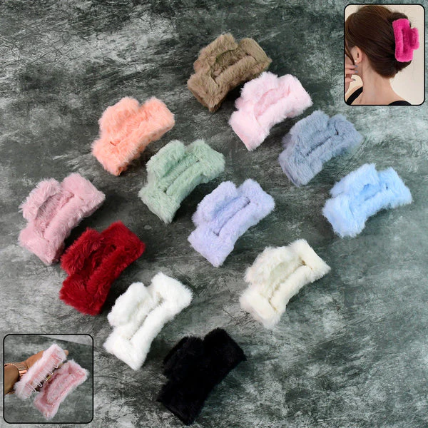 Rectangular Furry Clips - Image 6