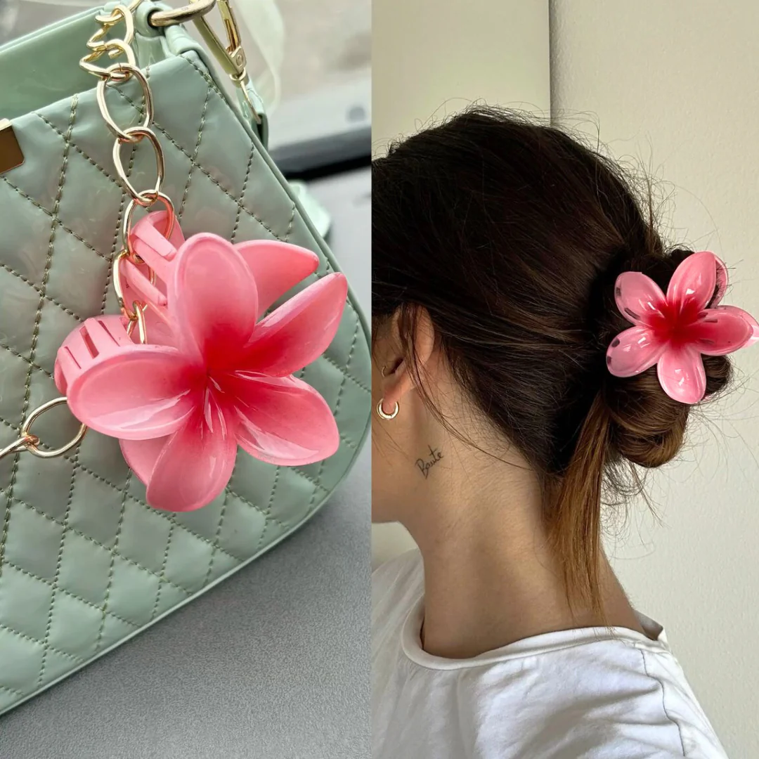 Rose Pink Flower Claw