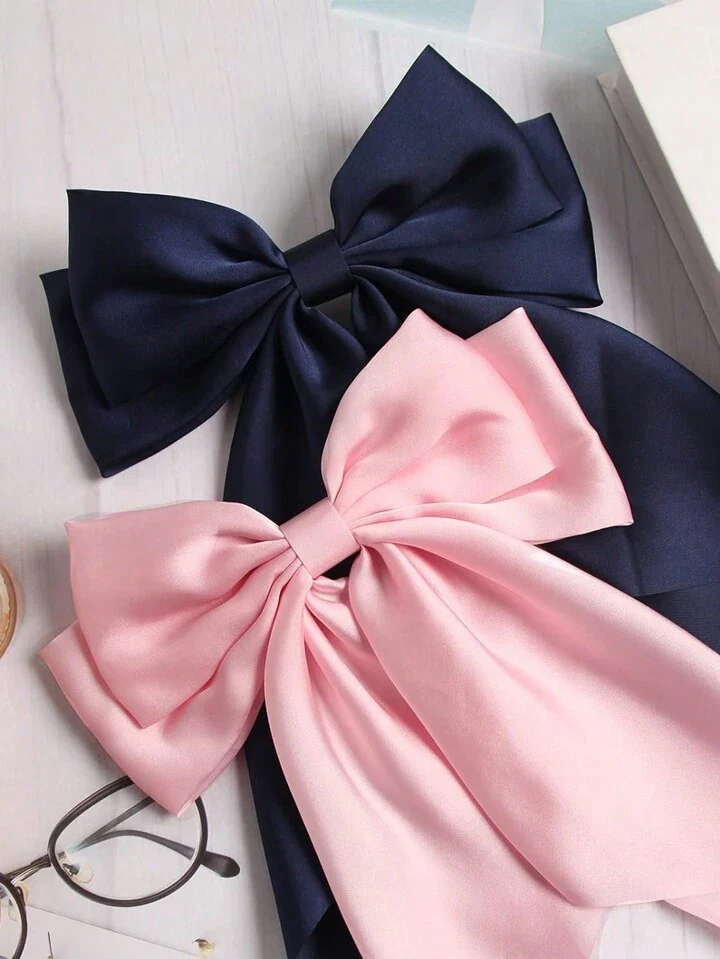 Set of 2 Silk Hair Bows (SELECT OPTION) - Image 13
